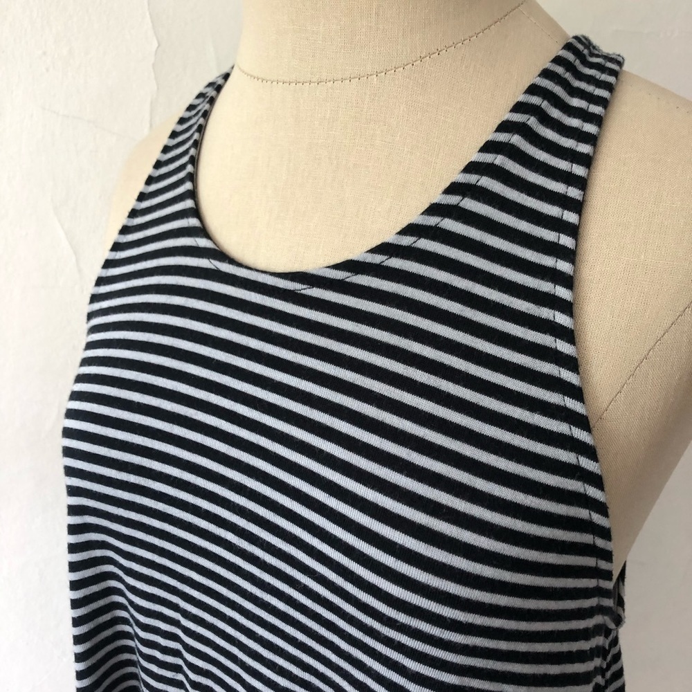 Athleta Crossroad Striped High Neck Modal Tank Top - Picture 6 of 10